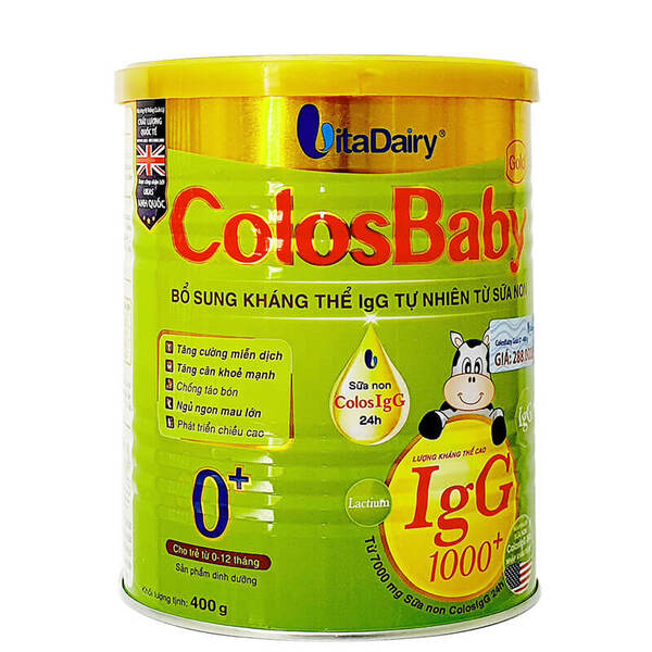 Colosbaby là thương hiệu sữa Việt có thành phần sữa non được nhập khẩu từ Pháp
