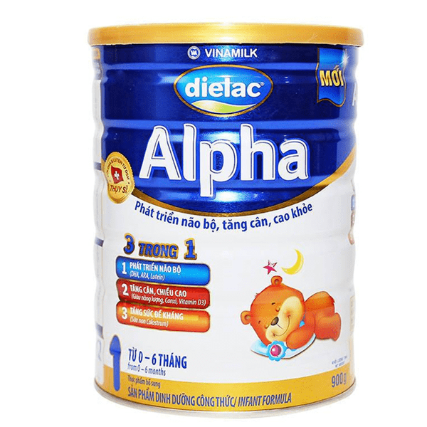 Dielac Alpha có hàm lượng dinh dưỡng lớn, tuy nhiên hơi ngọt